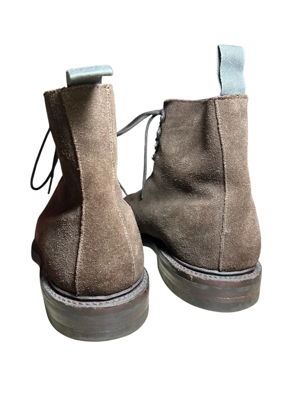 Crockett And Jones For Brooks Brothers Brown Suede Boot Size 8.5D US Made In UK